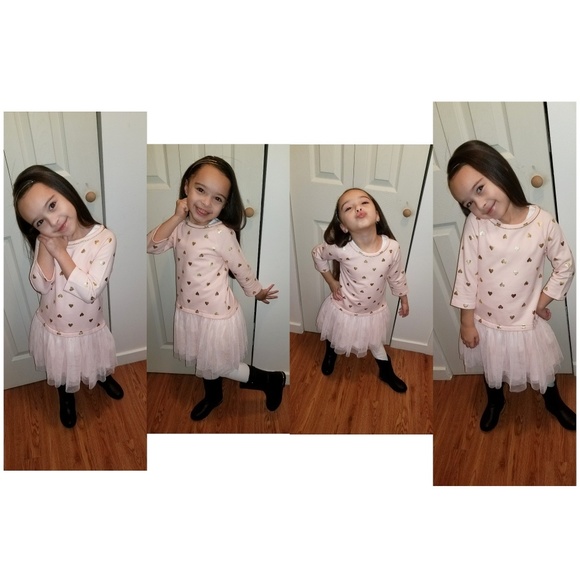 COPY - OSHKOSH B'GOSH PINK HEART TUTU DRESS SIZE 5T - Picture 8 of 8